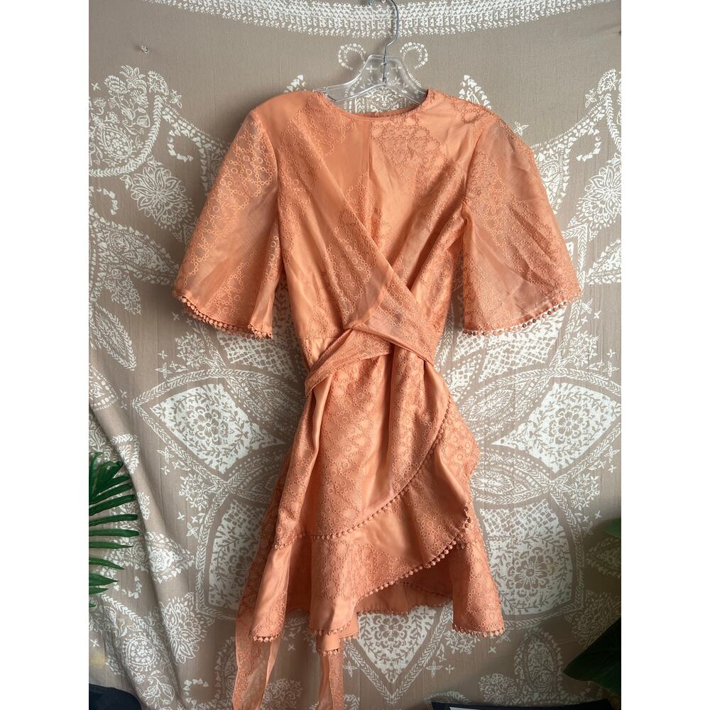 NWT Keepsake the Label Forward Mini Dress in Coral Sands